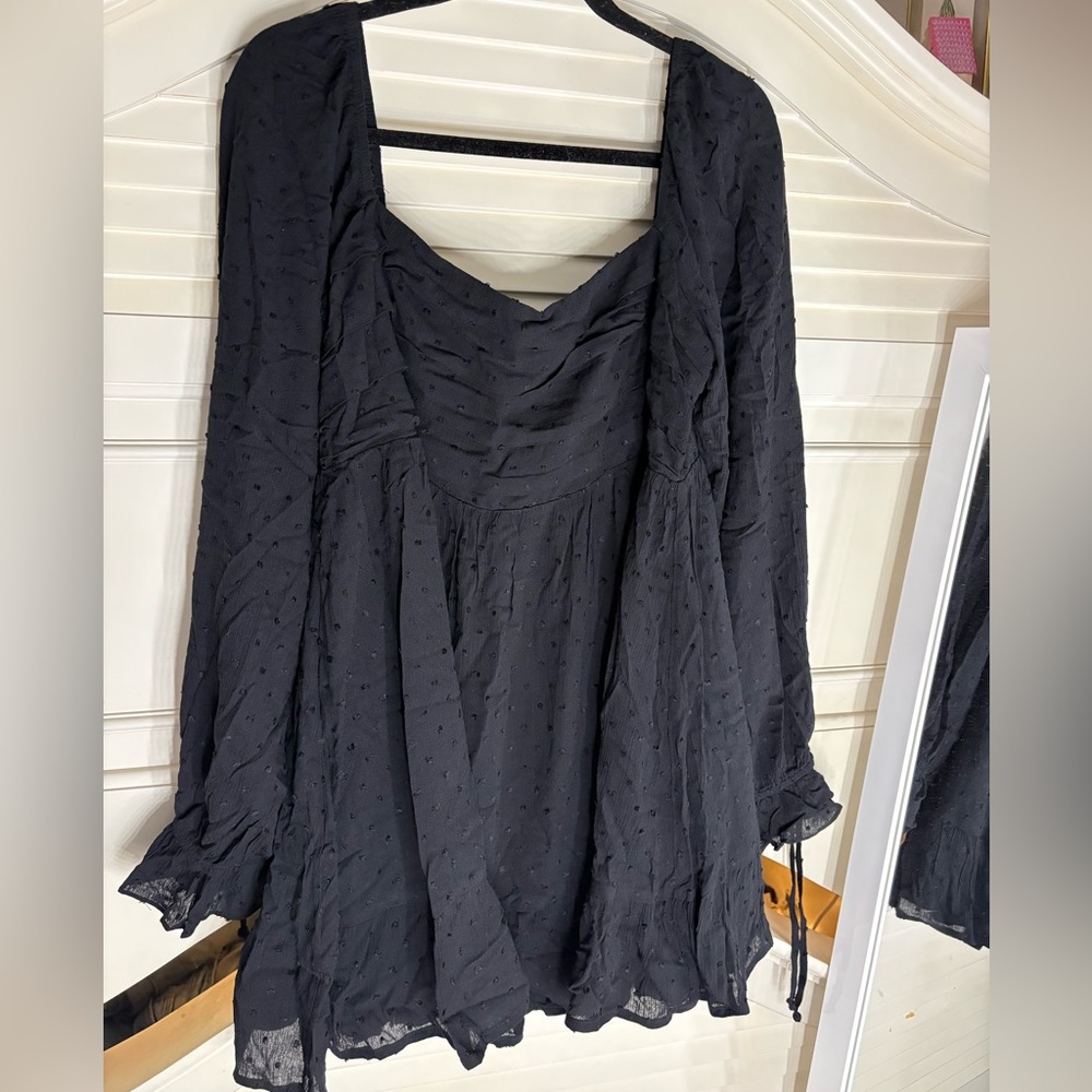 Black Long-Sleeve Dress